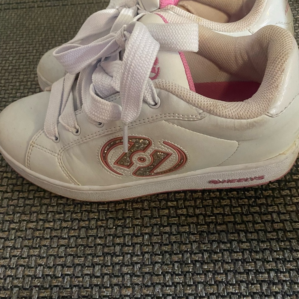 Heelys White and Pink with Glitter Women's Shoes Size 7